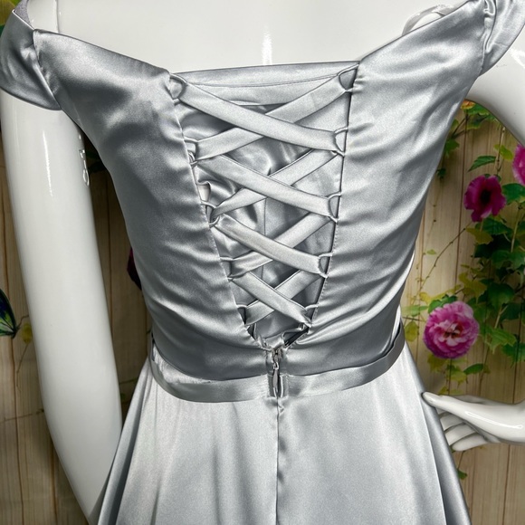 Cindy Collection Flare and Fit Short Dress with Pockets - Picture 5 of 6